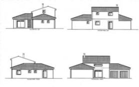 Exemple de façade ou projection orthogonale