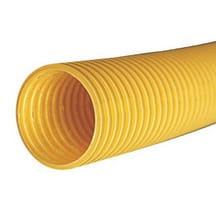Tuyau de drainage agricole jaune — à proscrire pour les maisons